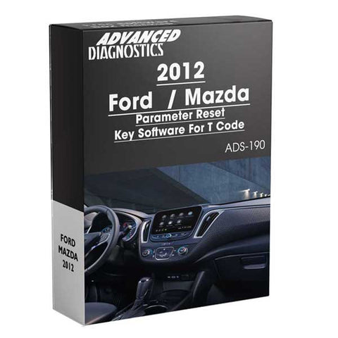 Advanced Diagnostics - ADS190 - 2012 - Ford / Mazda Parameter Reset Key Software For T Code - PRO Level Only - Category C - UHS Hardware