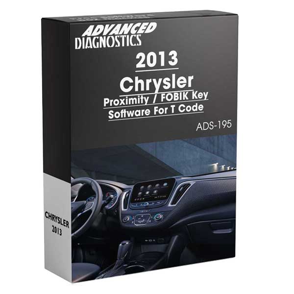 Advanced Diagnostics - ADS195 - 2013 - Chrysler Proximity / FOBIK Key Software For T Code - PRO Level Only - Category A - UHS Hardware