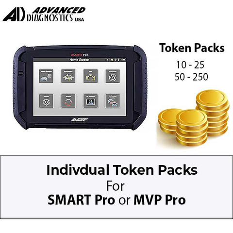 Advanced Diagnostics - Token Packs for the SMART Pro Key Programmer (10/25/50/250) - UHS Hardware
