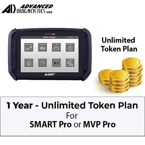 Advanced Diagnostics - 1 Year Unlimited Token Plan for the SMART Pro Key Programmer - UHS Hardware
