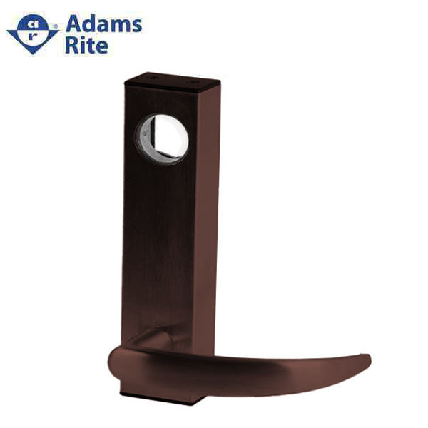 Adams Rite - 3080 - Entry Lever Trim - Narrow Stile - Without Cylinder - Dark Bronze - Non-Handed - UHS Hardware