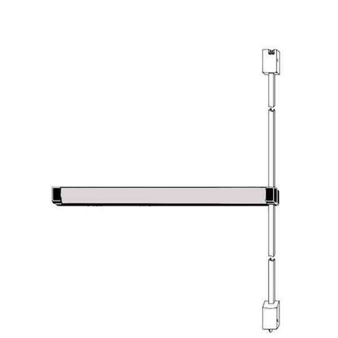 Adams Rite - 8200MLR - Narrow Stile  - Surface Vertical Rod Exit Device - 36" - US32D - Stainless Steel