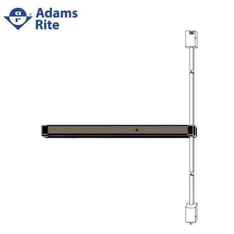 Adams Rite - 8222 - Narrow Stile  - Surface Vertical Rod Exit Device - 36" - Anodized Dark Bronze - UHS Hardware