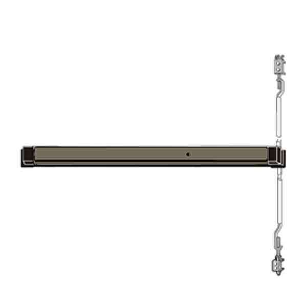 Adams Rite - 8622 - Narrow Stile  - Concealed Vertical Rod Exit Device - 36" - Anodized Dark Bronze - UHS Hardware