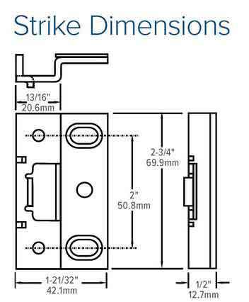 Adams Rite - 8801 - Narrow Stile - Rim Exit Device - 36