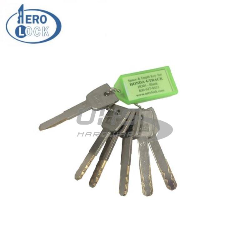 Aerolock Honda HO01 Space & Depth Keys (HO01-SD) - UHS Hardware