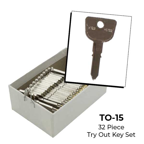 AeroLock - X129 - Honda - All Door Locks Try-Out Set - 32 Keys - UHS Hardware
