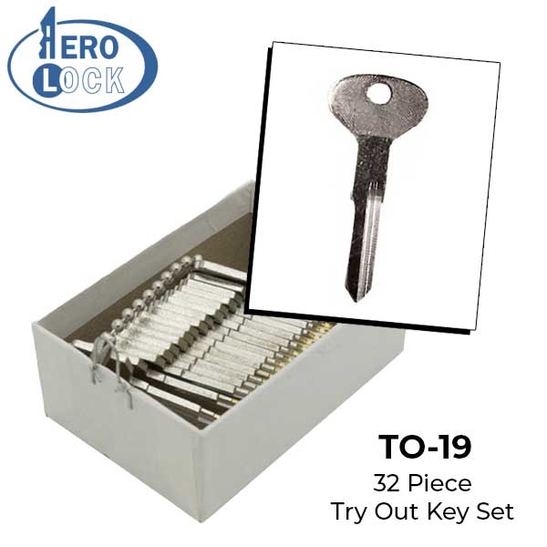 AeroLock - TO-23 - Volkswagen/Audi - All Locks Try-Out Key Set - PA8 - 128 Keys - UHS Hardware