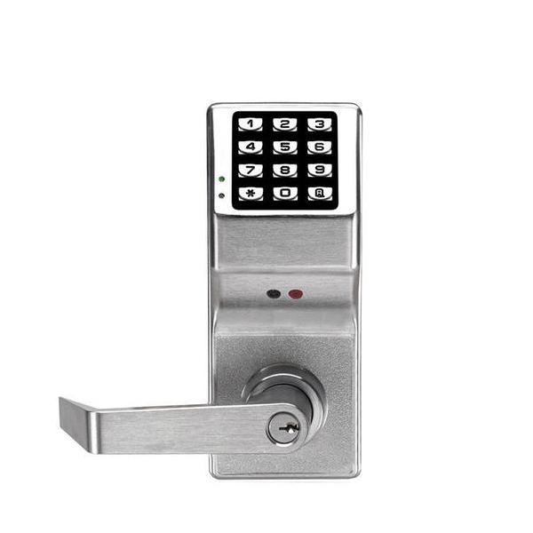 Alarm Lock Trilogy - DL5200 - Double Sided Keypad Lever Set - 26D - Satin  Chrome