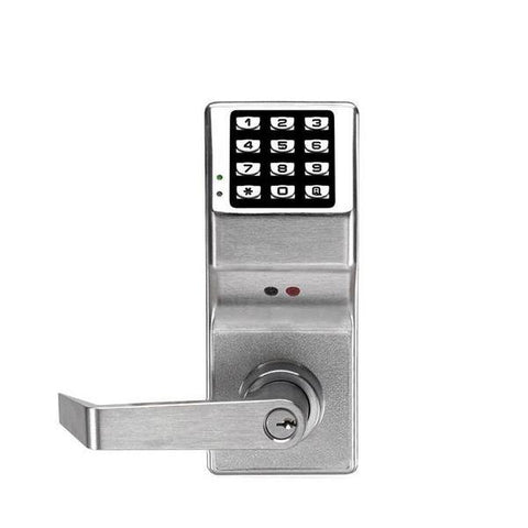 Trilogy DL5200  Double Sided Keypad Lever Lock / Satin Chrome - 26D (Alarm Lock) - UHS Hardware