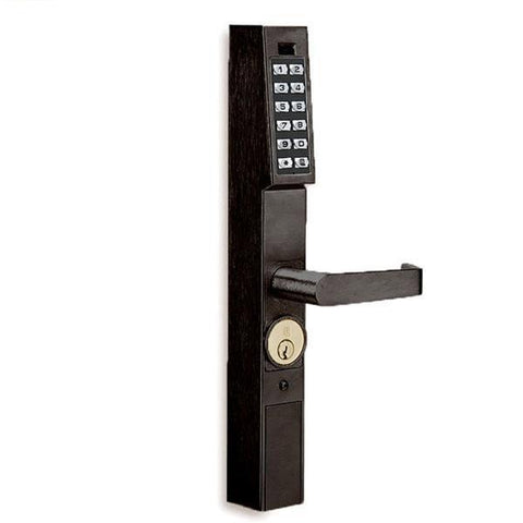 Trilogy DL1200 Narrow-Stile Keypad Lever Lock / Oil Rubbed Bronze 10B (Alarm Lock) - UHS Hardware