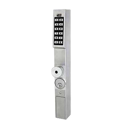 Trilogy DL1350 Narrow Stile Keypad Knob Lock w/ Audit Trail / Satin Chrome ( Alarm Lock ) - UHS Hardware