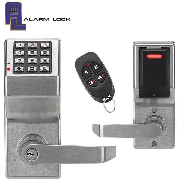 Trilogy DL2700LD Access Control Lever Lock / w/ Remote Release FOB & Classroom Lockdown / Satin Chrome - 26D (Alarm Lock) - UHS Hardware