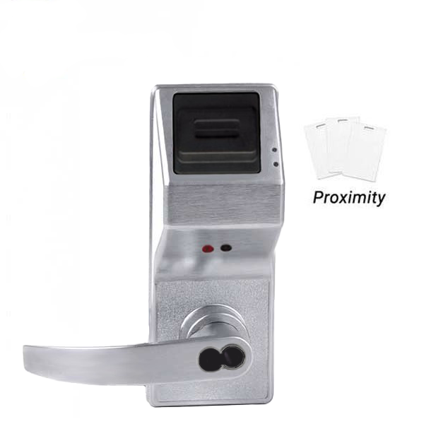 Alarm Lock Trilogy - PDL3075IC - Digital PROX Keypad Lever Set w/ Audit Trail - Regal Lever - IC Core - Grade 1 - Satin Chrome - UHS Hardware