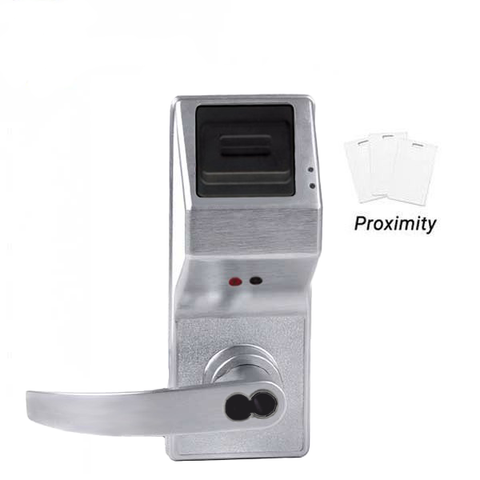 Alarm Lock Trilogy - PDL3075IC - Digital PROX Keypad Lever Set w/ Audit Trail - Regal Lever - IC Core - Grade 1 - Satin Chrome - UHS Hardware