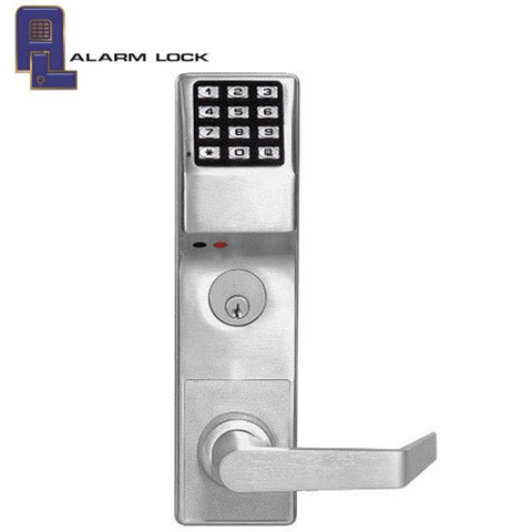 Trilogy DL3500CRR Classroom Mortise Lever Lock / w/ Audit Trail / Satin Chrome / Right Handed (Alarm Lock) - UHS Hardware