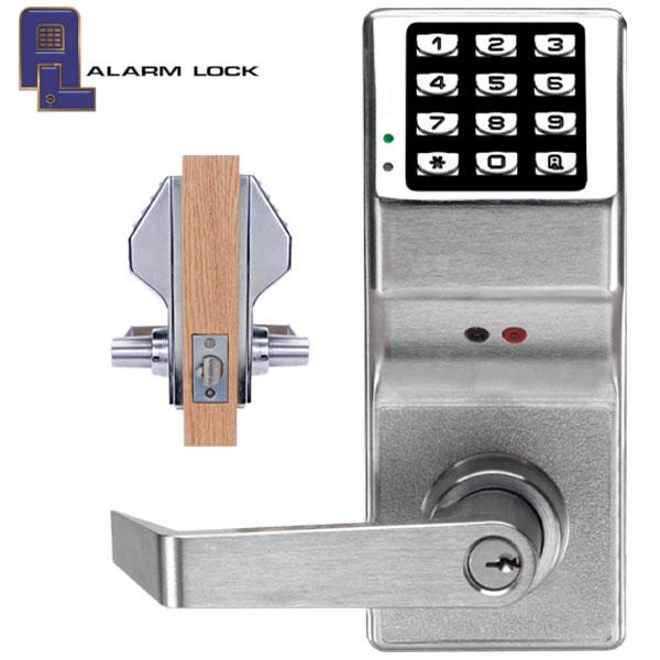 Trilogy DL5200  Double Sided Keypad Lever Lock / Satin Chrome - 26D (Alarm Lock) - UHS Hardware