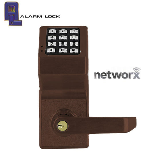 Alarm Lock Trilogy - DL6100 - Digital Lever Set - Networx - Wireless & Ethernet Feature - 10B - Oil Rubbed Bronze - UHS Hardware