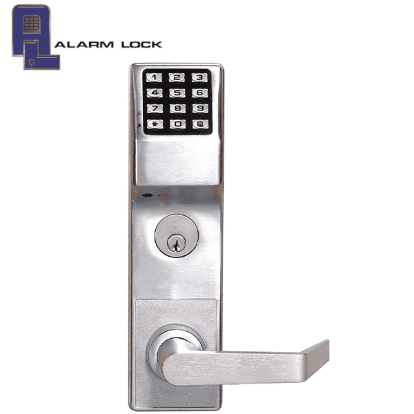 Trilogy DL6500CRL Classroom Mortise Networx Lever Lock / w/ Audit Trail / Satin Chrome / 26D / Left/Right Handed(Alarm Lock) - UHS Hardware