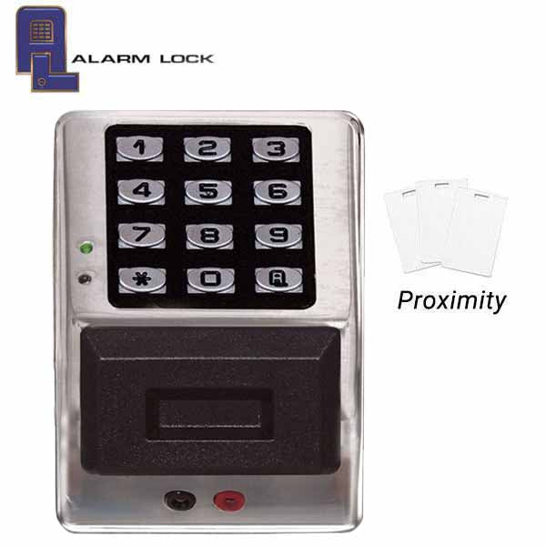 Trilogy PDK3000 -  Weatherproof Digital PROX Access Control Keypads w/ Audit Trail  - Satin Chrome - 26D (Alarm Lock) - UHS Hardware