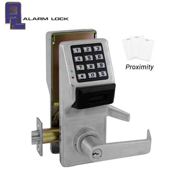 Trilogy PDL5300 PROX Double Sided Keypad Lever Lock  w/ Audit Trail / Satin Chrome / 26D (Alarm Lock) - UHS Hardware