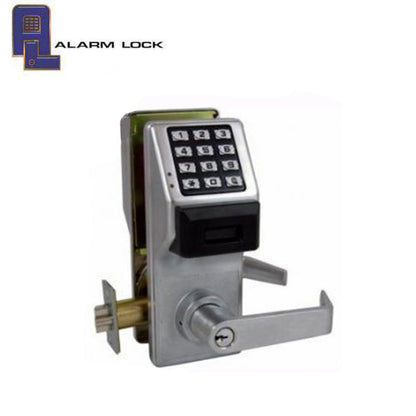 Alarm Lock Trilogy - PDLN4100 - Digital PROX Keypad Lever Set w/ Audit Trail - Networx 26D - Satin Chrome