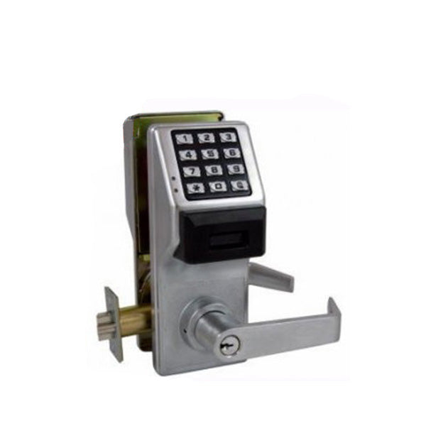 Alarm Lock Trilogy - PDLN4100 - Digital PROX Keypad Lever Set w/ Audit Trail - Networx 26D - Satin Chrome