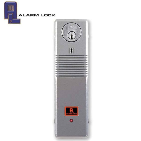 Alarm Lock PG21-MS Narrow Stile Surface Mount Door Alarm -  Metallic Silver - UHS Hardware