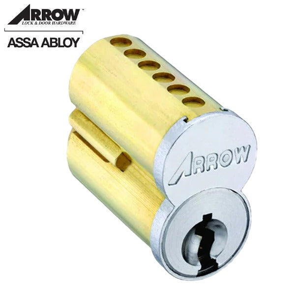 Arrow - 100CRP-UCXLB - Small-Format IC Core SFIC - 6 Pins - 26D - LB Best L - Uncombinated - UHS Hardware