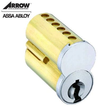 Arrow - 100CRP-UCXTC - Small-Format IC Core SFIC - 6 Pins - No Logo - Best TC - Uncombinated - Satin Chrome - UHS Hardware
