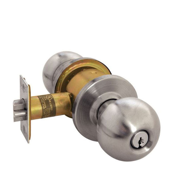 Arrow - RK11 - RK Series Cylindrical Lockset - 2 3/8" Backset - 32D - Satin Stainless Steel - Entrance - Schlage "C" Keyway  - Grade 2 - UHS Hardware
