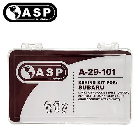 2009-2014 Subaru / DAT17 / Keying Tumbler Kit / A-29-101 (ASP) - UHS Hardware