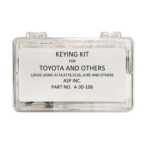 1998-2004 Toyota / X174 / TR40 / Keying Tumbler Kit / A-30-106 (ASP) - UHS Hardware