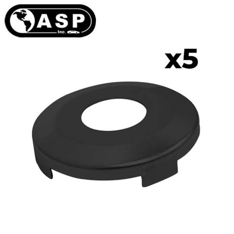 1993-2006 Chrysler Dodge Jeep / Y155 Y160 / Face Cap for Door Lock / Black / P-44-202 (ASP) (5-Pack) - UHS Hardware