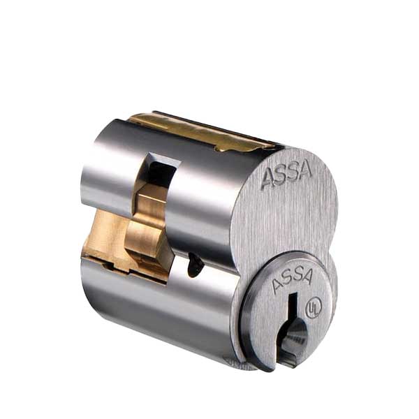 ASSA - 98600IC - Large Format IC Core - LFIC - 6 Pins - 626 - Satin Chrome - UHS Hardware
