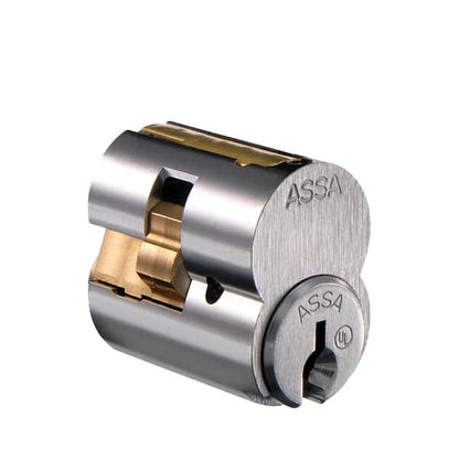 ASSA - 98600IC - Large Format IC Core - LFIC - 6 Pins - 626 - Satin Chrome - UHS Hardware