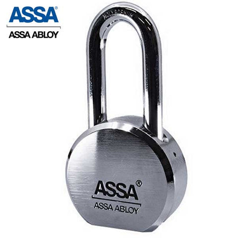 ASSA - MAX+ / Maximum + Security Restricted Solid Steel SFIC Padlock with 2” Shackle - UHS Hardware
