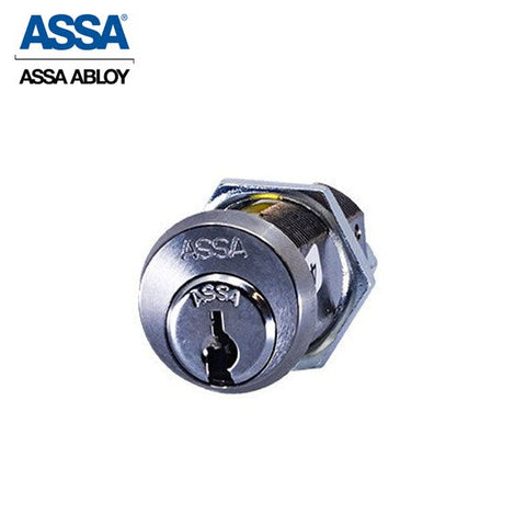ASSA - MAX+ / Maximum + Security Restricted - Non-Key Retaining Cam Lock - 360° - 625 - Bright Chrome - UHS Hardware