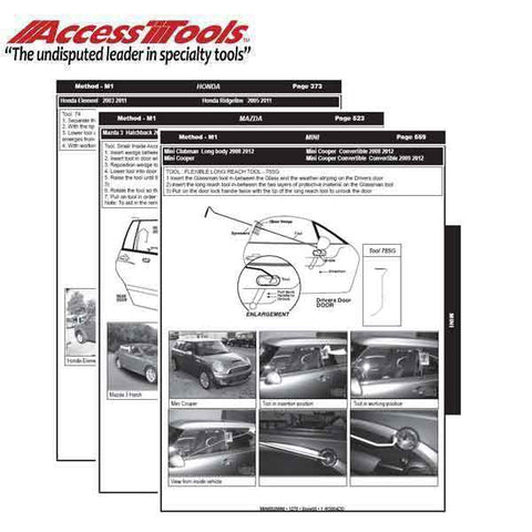 Access Tools Car Opening Manual — Book Format - UHS Hardware