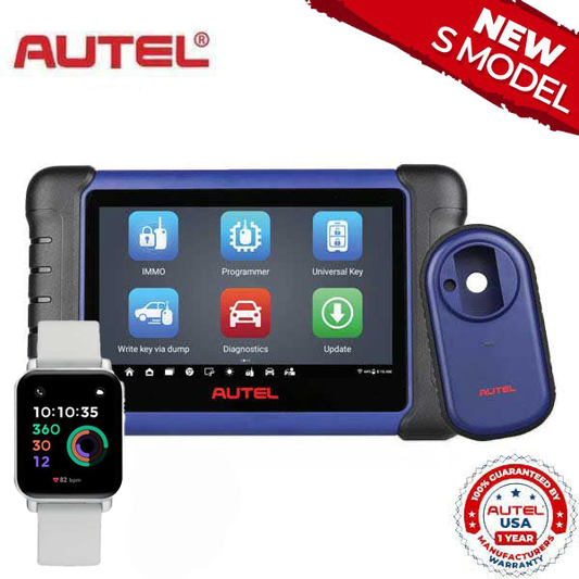 Autel Key Programmer & Diagnostic Tool MaxiIM IM508S w/ OTOFIX White Programmable Smart Key Watch (Autel USA)