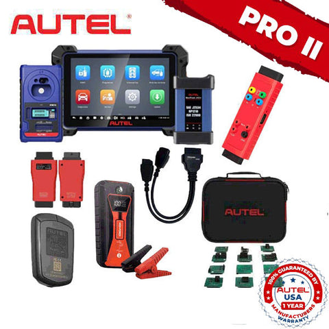Autel MaxiIM IM608 Pro II Key Programmer & Advanced Diagnostics Device Bundle - IM608 PRO II - IMKPA - G-BOX3 - APB112 - Chrysler 12+8 Cable - 18,000MAh Battery & Jump Starter (Autel USA) (Limited Offer)
