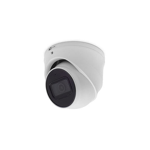 IC Realtime - AVS-4KD8021-IR / 8MP HD-AVS Indoor/Outdoor Mid Size Eyeball Dome Camera / Fixed 2.8mm Lens (110°) / 164 Feet Smart IR / Built-In Mic / 12VDC