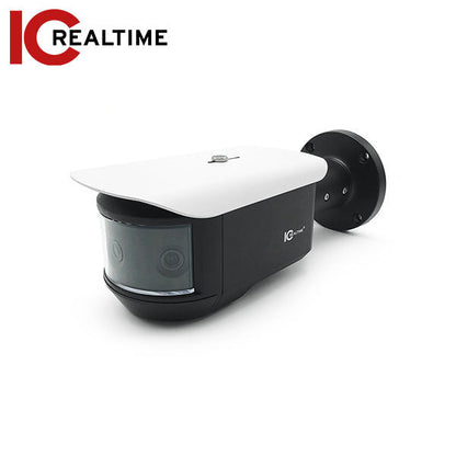 IC Realtime - AVS-PANO-A007 / 3X 2MP (6MP Total) Avs 180A° Panoramic Full Size Bullet Camera / I-SnIPer / 3X 3.6mm Fixed Lens (180A°) / 65 Feet Smart IR / 24VAC
