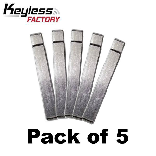 2010-2021 GMC / Remote Flip Key Blade / Pack of 5 / PN: HU100 (FKB-GM-HS-5) - UHS Hardware