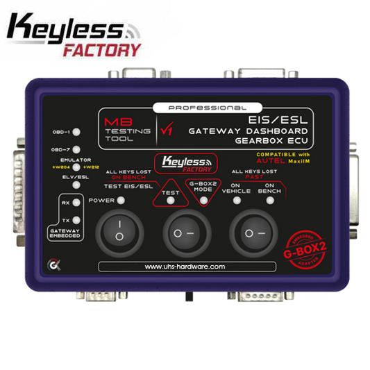 GK-4000 - Mercedes Benz  Full MB EIS / ESL  ECU TCU ISM Gateway Dashboard Testing Tool & All Cables - Compatible with AUTEL MaxilM (Keyless Factory) - UHS Hardware