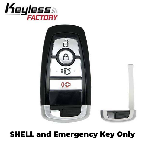 2017-2021 Ford / 4-Button Smart Key SHELL for M3N-A2C93142300 (SKS-FD-055) - UHS Hardware