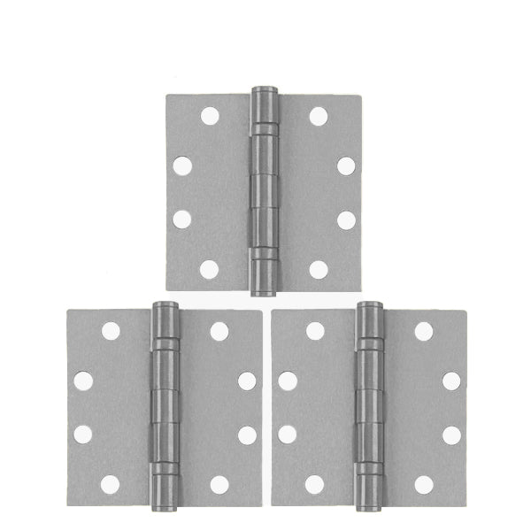 TELL - Ball Bearing Hinge - 4-1/2" x 4-1/2" - Optional Finish - Optional NRP - (3 Pack)