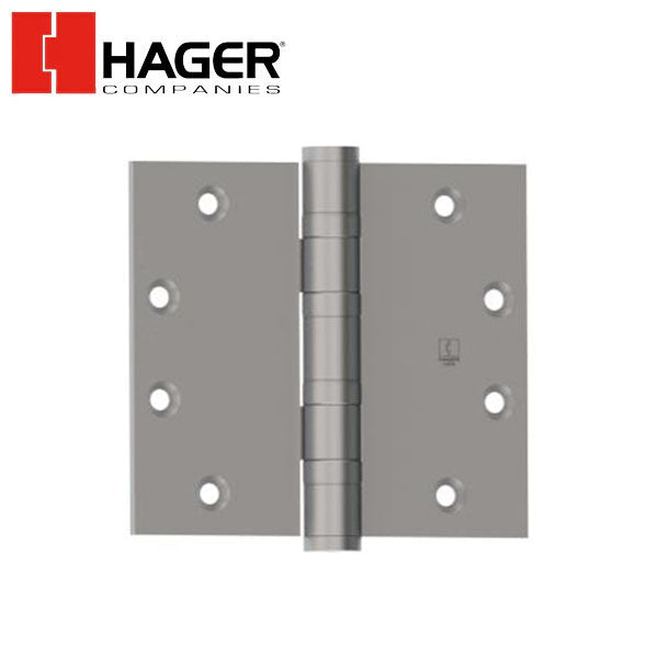Hager - BB1168 - Full Mortise Door Hinge - Heavy Weight - Ball Bearing - 4.5" x 4.5" - Fire Rated - Satin Chrome - UHS Hardware