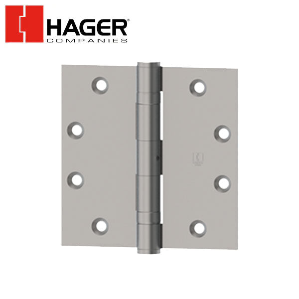 Hager - BB1279 - Full Mortise Door Hinge - Electric Through Wire - Medium Weight - Ball Bearing - 4.5" x 4.5" - Satin Chrome - UHS Hardware