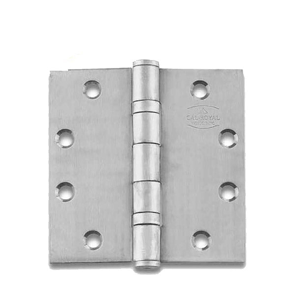 Cal-Royal - SBB31 - Full Mortise Door Hinge - 4.5" x 4.5" - Standard Weight - 2 Ball Bearings - US26D - Satin Chrome - UHS Hardware